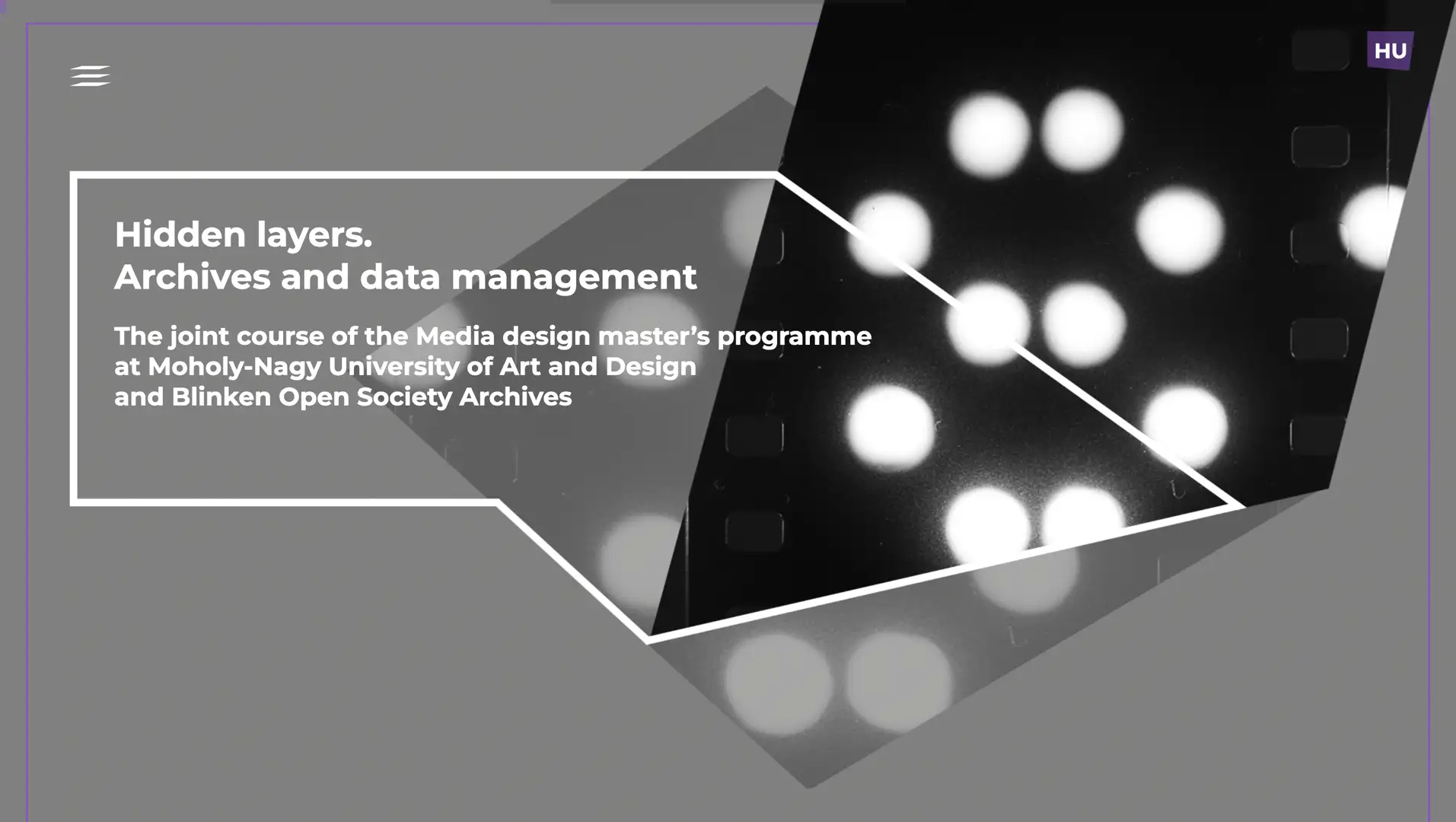 Hidden layers. Archives and data management with OSA